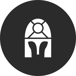 Roman helmet icon