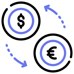 Обмен валюты иконка