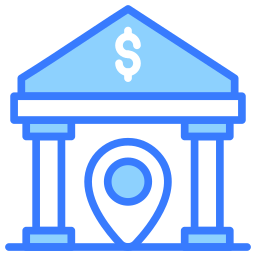 Bank location icon