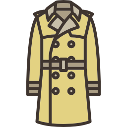 Trench coat icon