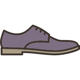 Leather shoe icon