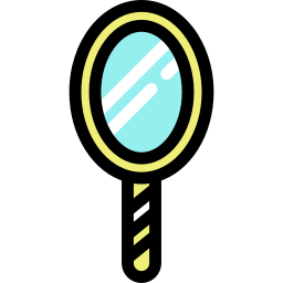 Hand mirror icon