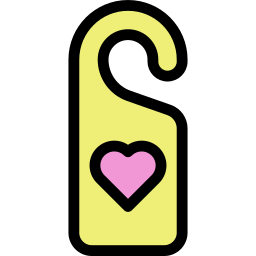 Door sign icon