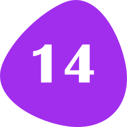 Number 14 icon