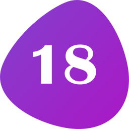 Number 18 icon