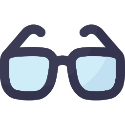 Eye glasses icon