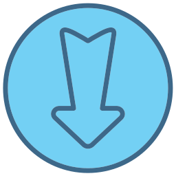 Down arrow icon