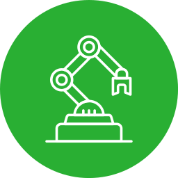 Industrial robot icon