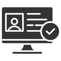 Digital identity icon