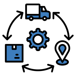 chaîne d'approvisionnement Icône
