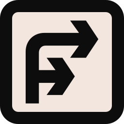 Turn right icon