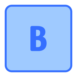 文字b icon