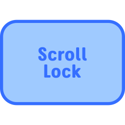 Scroll lock icon