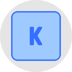 文字k icon