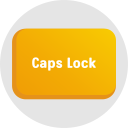 caps lock Ícone