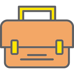 Business bag icon