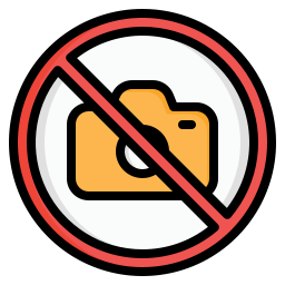 No photography icon