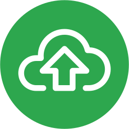 Cloud upload icon