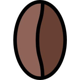 Coffee bean icon