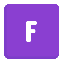 文字f icon