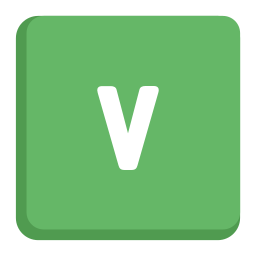 Letter v icon