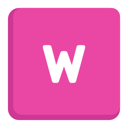 文字w icon