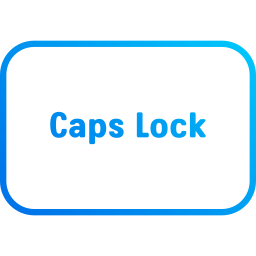 caps lock icoon