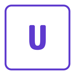 文字u icon