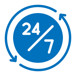 Open 24 hours icon