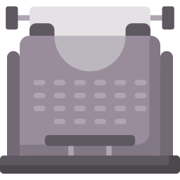 Typewriter icon