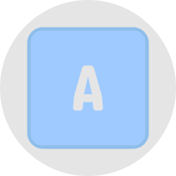 Letter a icon