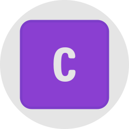 Letter c icon