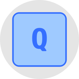 Letter q icon