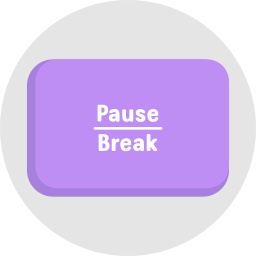 Pause break icon