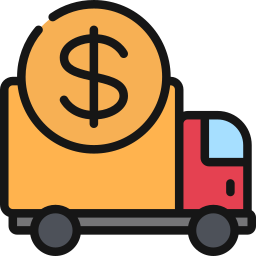 Shipping cost icon