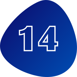 Number 14 icon