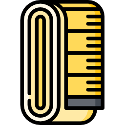 Measuring tape icon