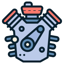 Car engine icon