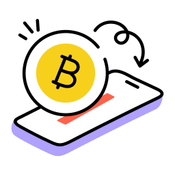 online bitcoin icoon