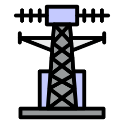 Electrical tower icon