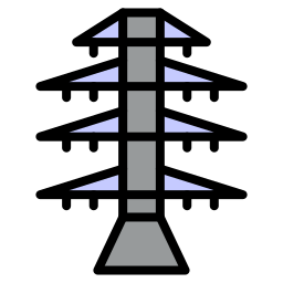 torre elettrica icona