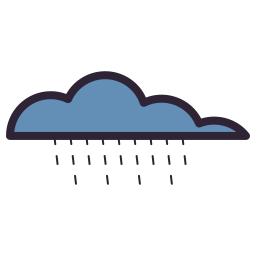 Rain cloud icon