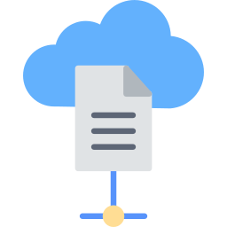 Cloud storage icon