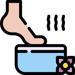 spa pour les pieds Icône