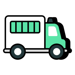 Prisoner transport vehicle icon