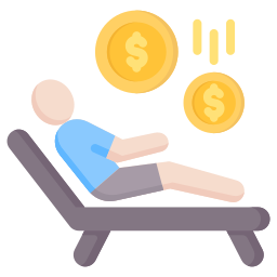 Passive income icon