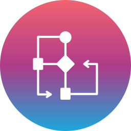 Flow chart icon