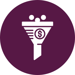 Sales funnel icon