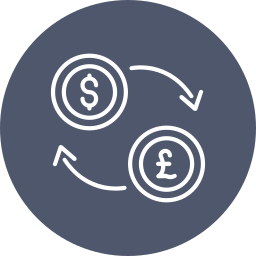 Currency exchange icon