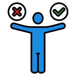 Decision making icon